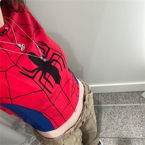 Y2k Kırmızı Spider Crop 