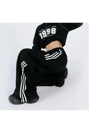 Y2K Three Stripe Detail Cargo Pocket (Unisex) Tracksuit Eşofman Altı