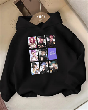 Young KPop Demon Hunters 3 iplik Kalın Sweet Hoodie