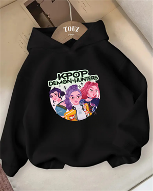 Young KPop Demon Hunters 3 iplik Kalın Sweet Hoodie