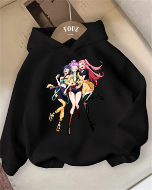 Young KPop Demon Hunters 3 iplik Kalın Sweet Hoodie