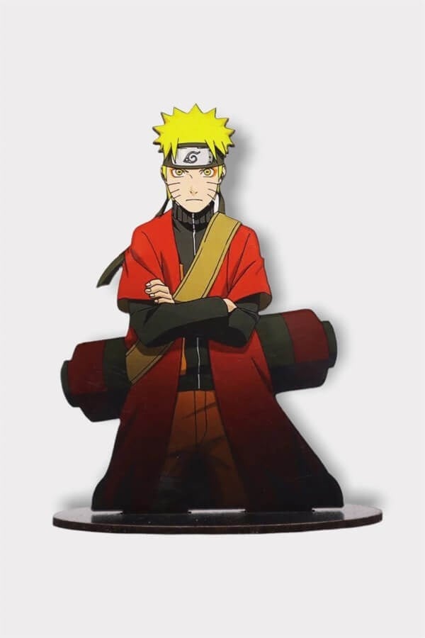 Anime Naruto Ahşap Figür