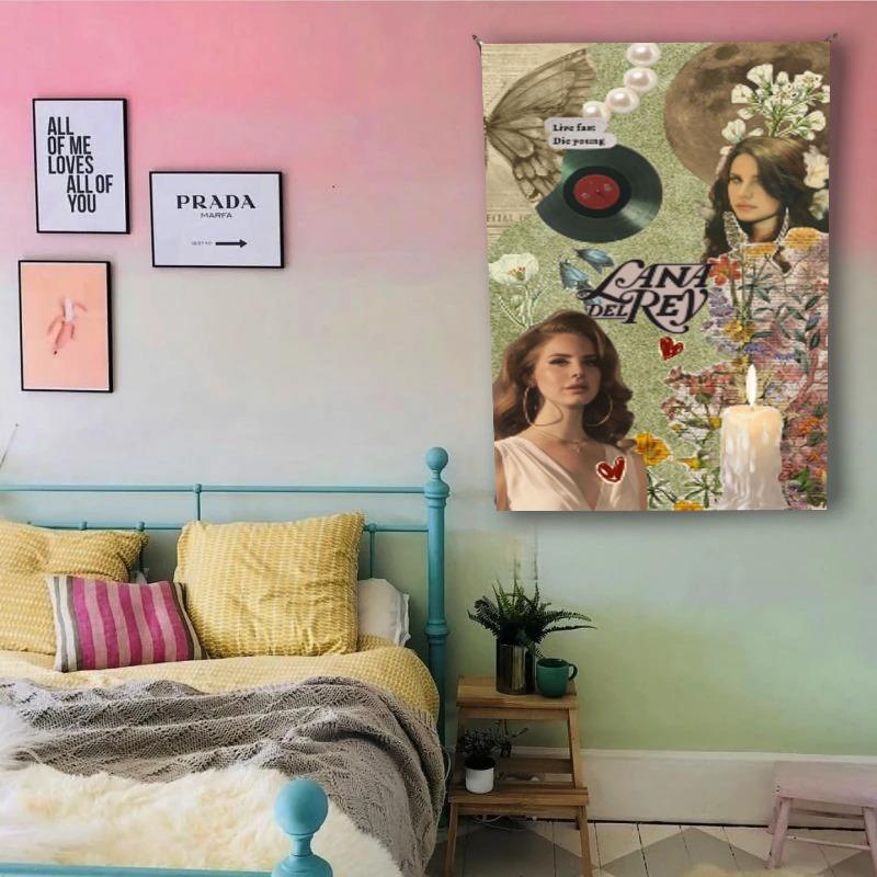  Lana Del Rey Duvar Halısı