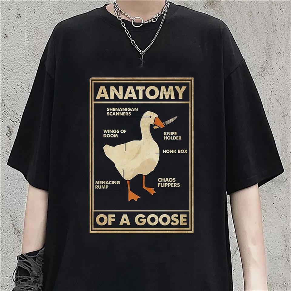 Anatomy Baskılı Siyah Unisex Oversize T-shirt