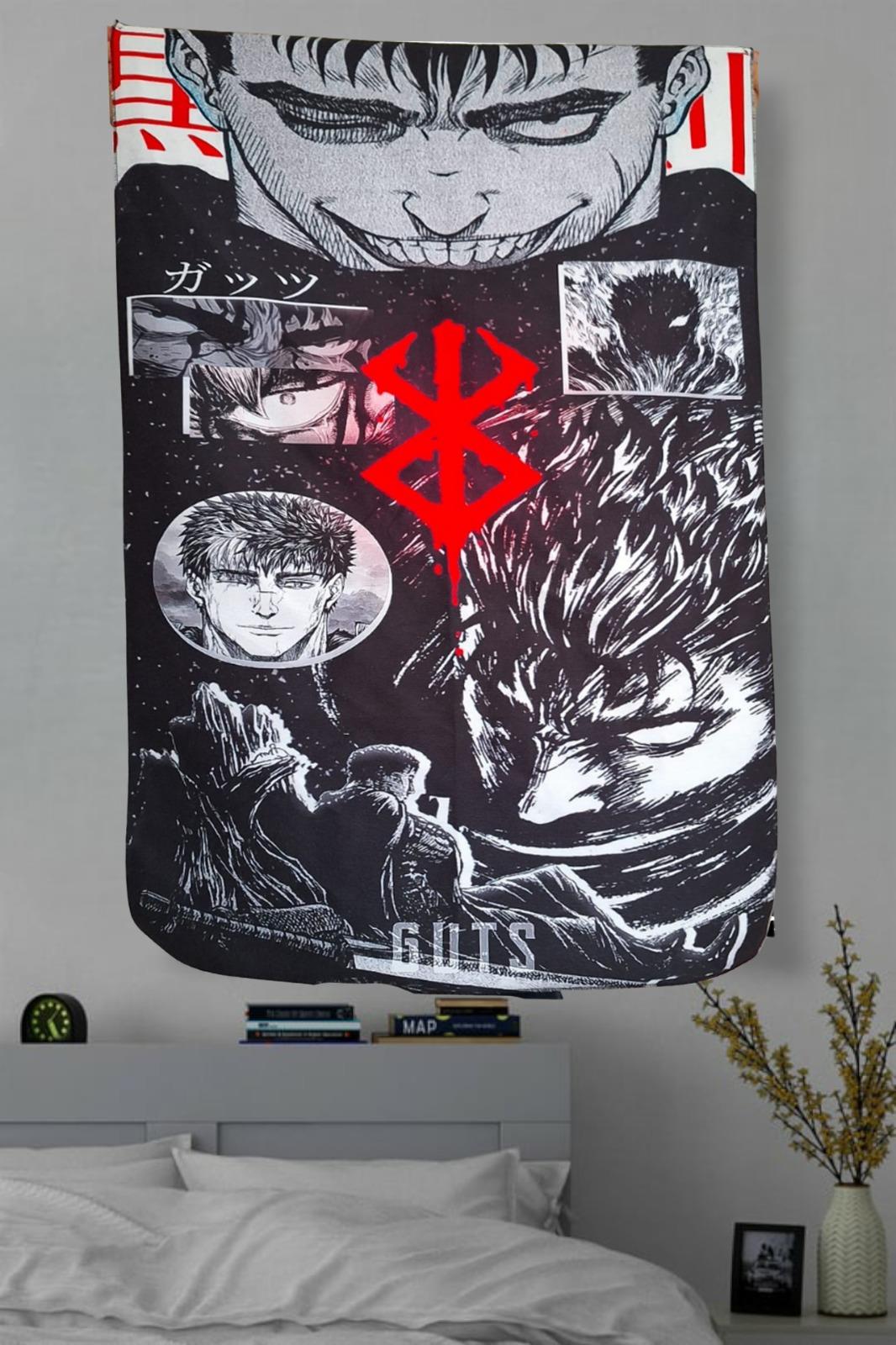 Anime Berserk Duvar Halısı