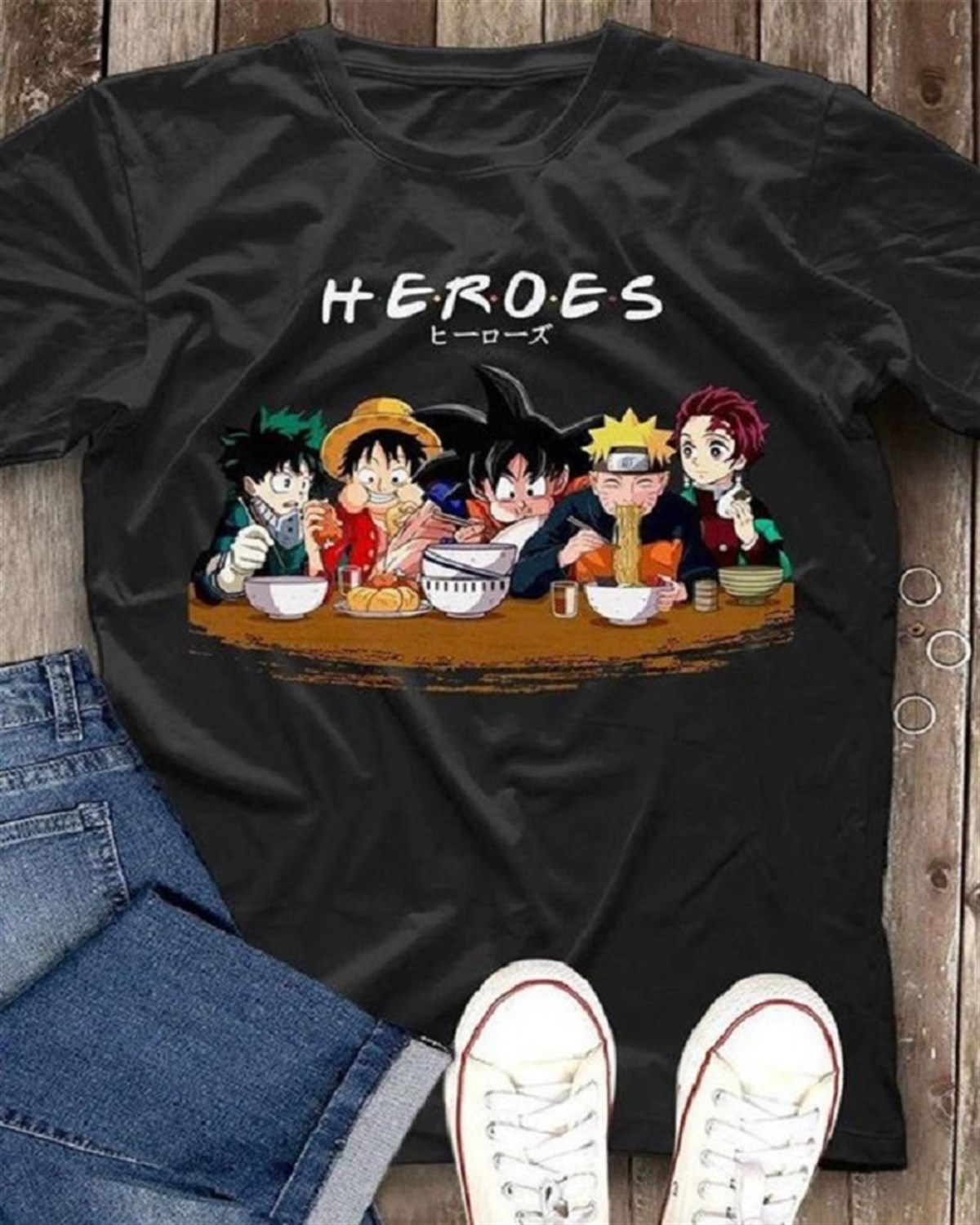 Anime Heroes Unisex T-Shirt