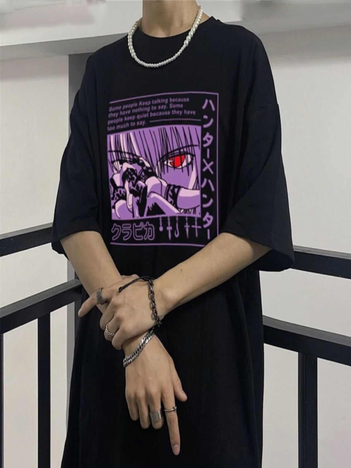 Anime Hunter X Hunter Kurapika Siyah Unisex 