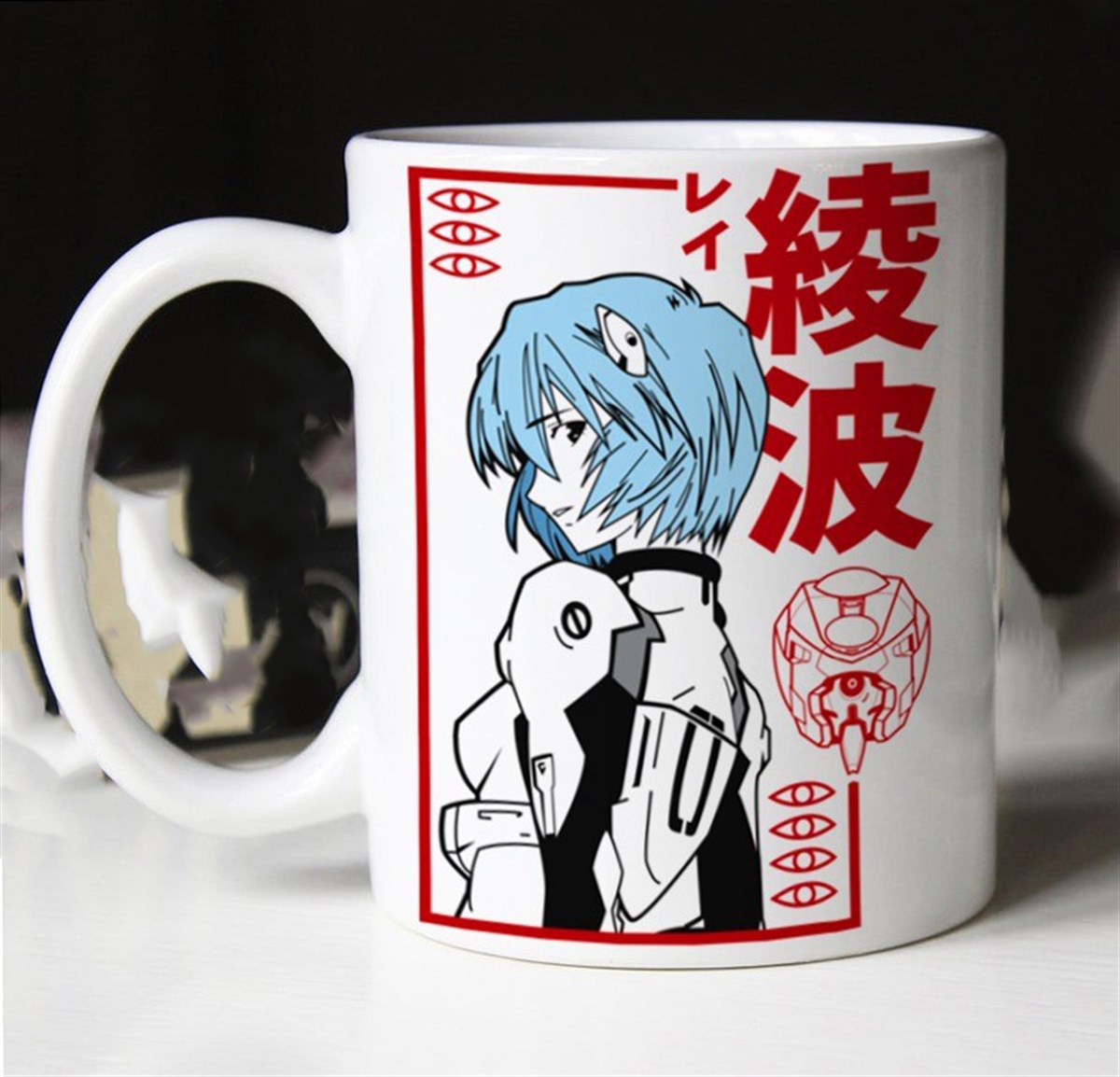 Anime Rei Ayanami Seramik Kupa