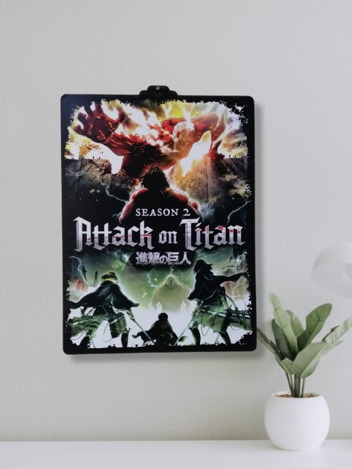 Attak on Titan Season 2 Ahşap Çerçeve