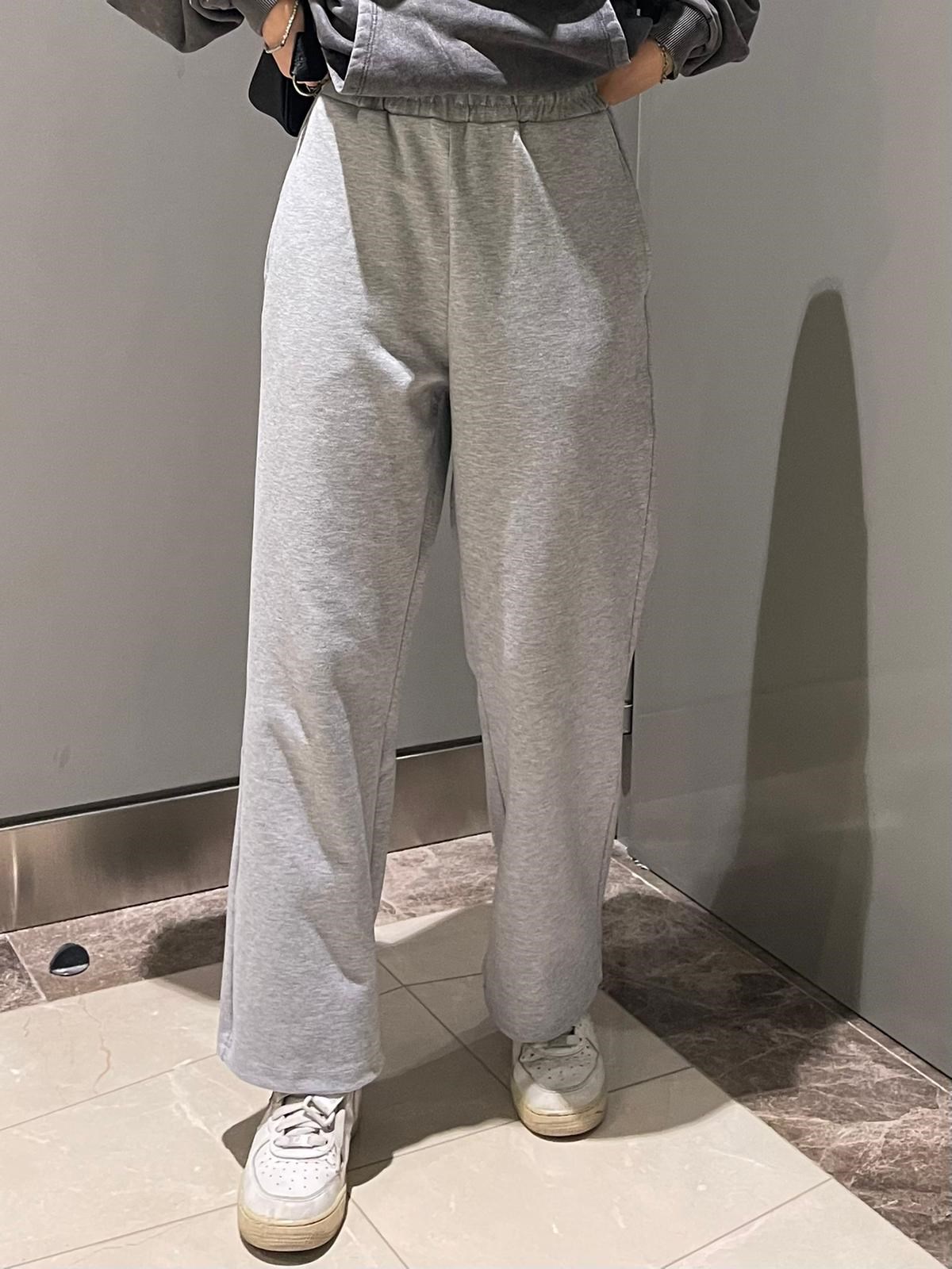 Baggy Tarzı Unisex Gri Eşofman