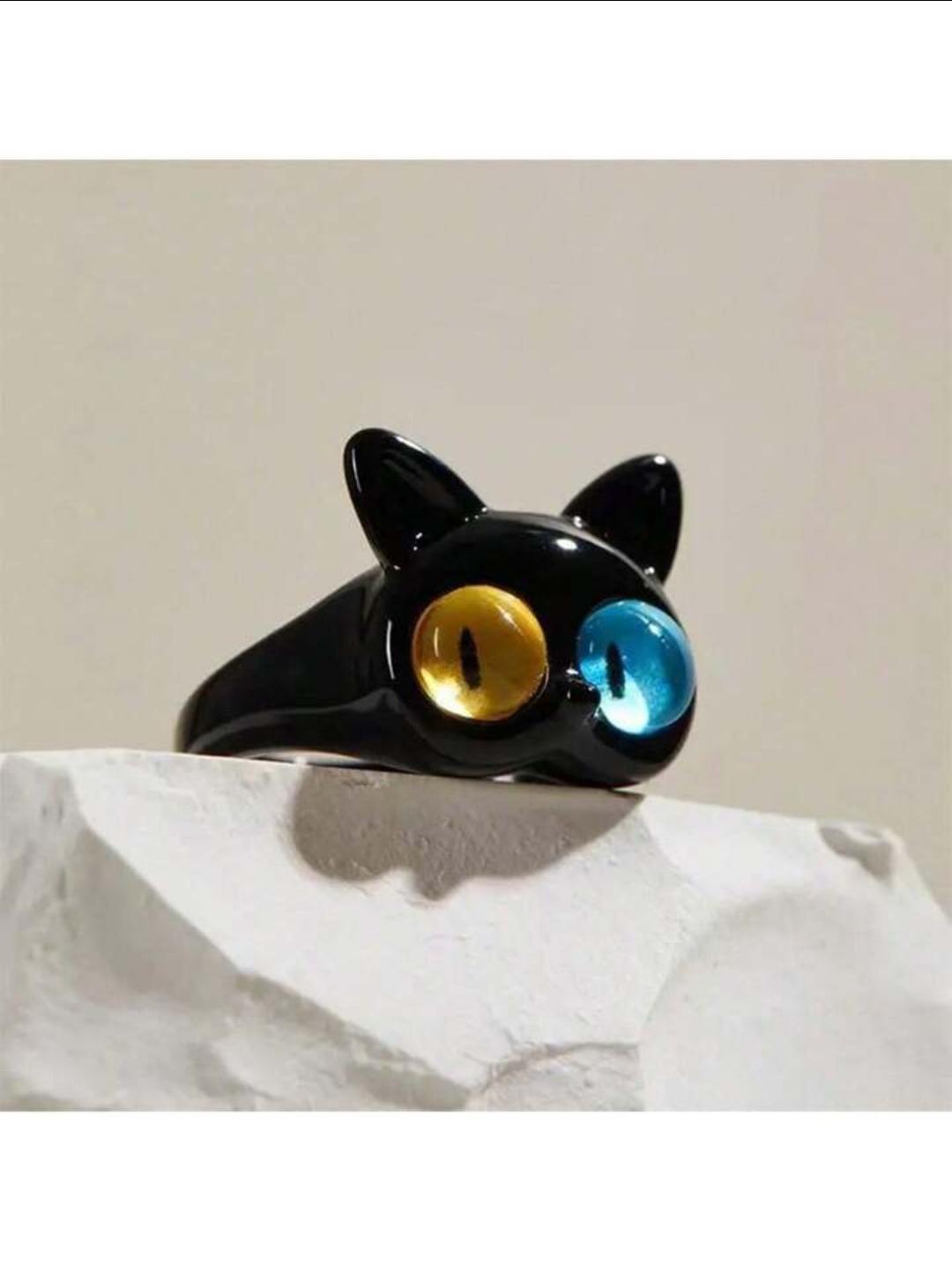 Black Cat Ayarlanabilir Yüzük