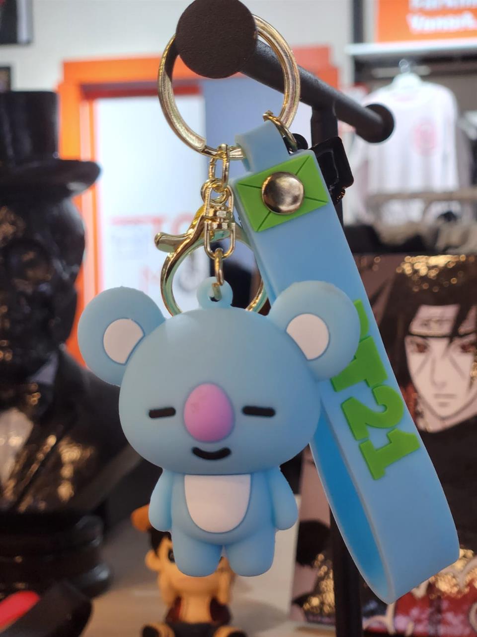 BTS BT21 Karakterli Silikon Anahtarlık