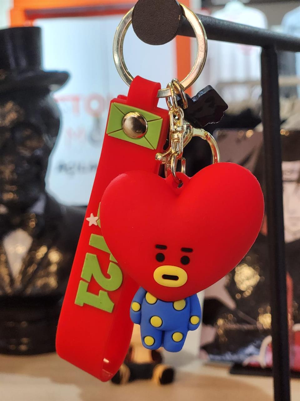 BTS BT21 Karakterli Silikon Anahtarlık