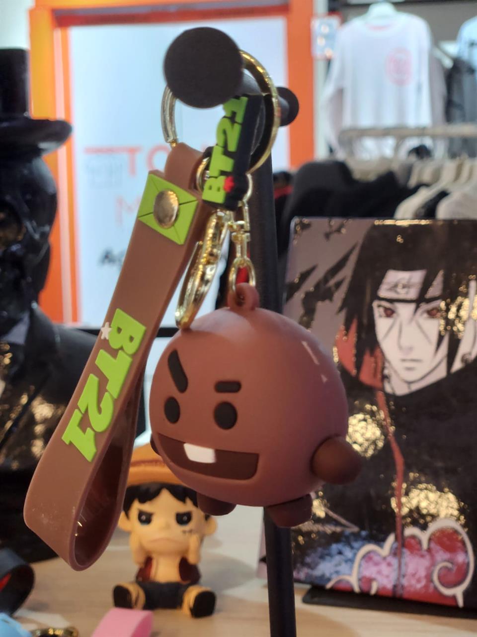 BTS BT21 Karakterli Silikon Anahtarlık