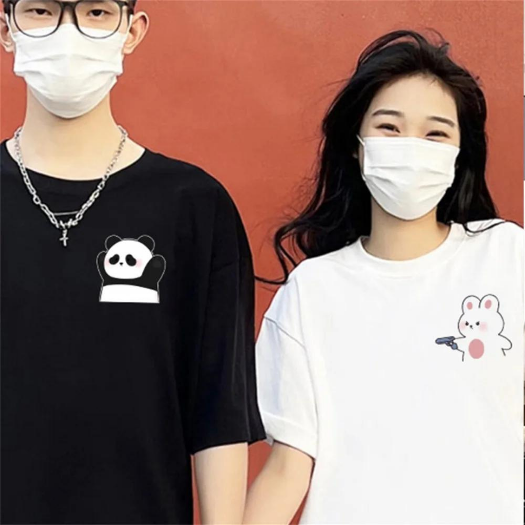 Çift Kombini Panda Couple T-Shirt