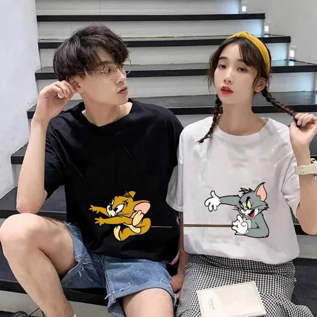 Çift Kombini Tom&Jerry Couple T-Shirt