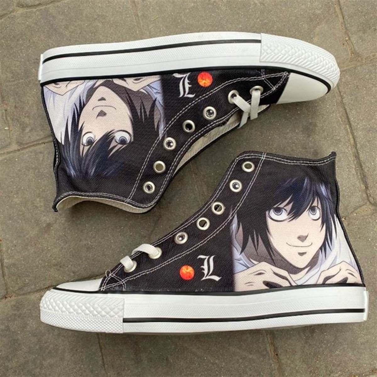 Death Note Baskılı Kanvas Ayakkabı