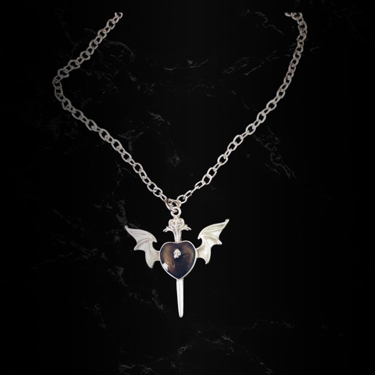 Devil Heart Tasarım Kolye