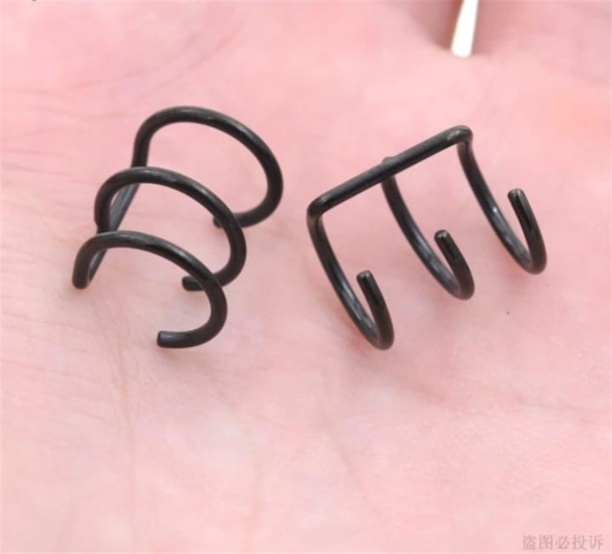 Ear Kulak Siyah Piercing