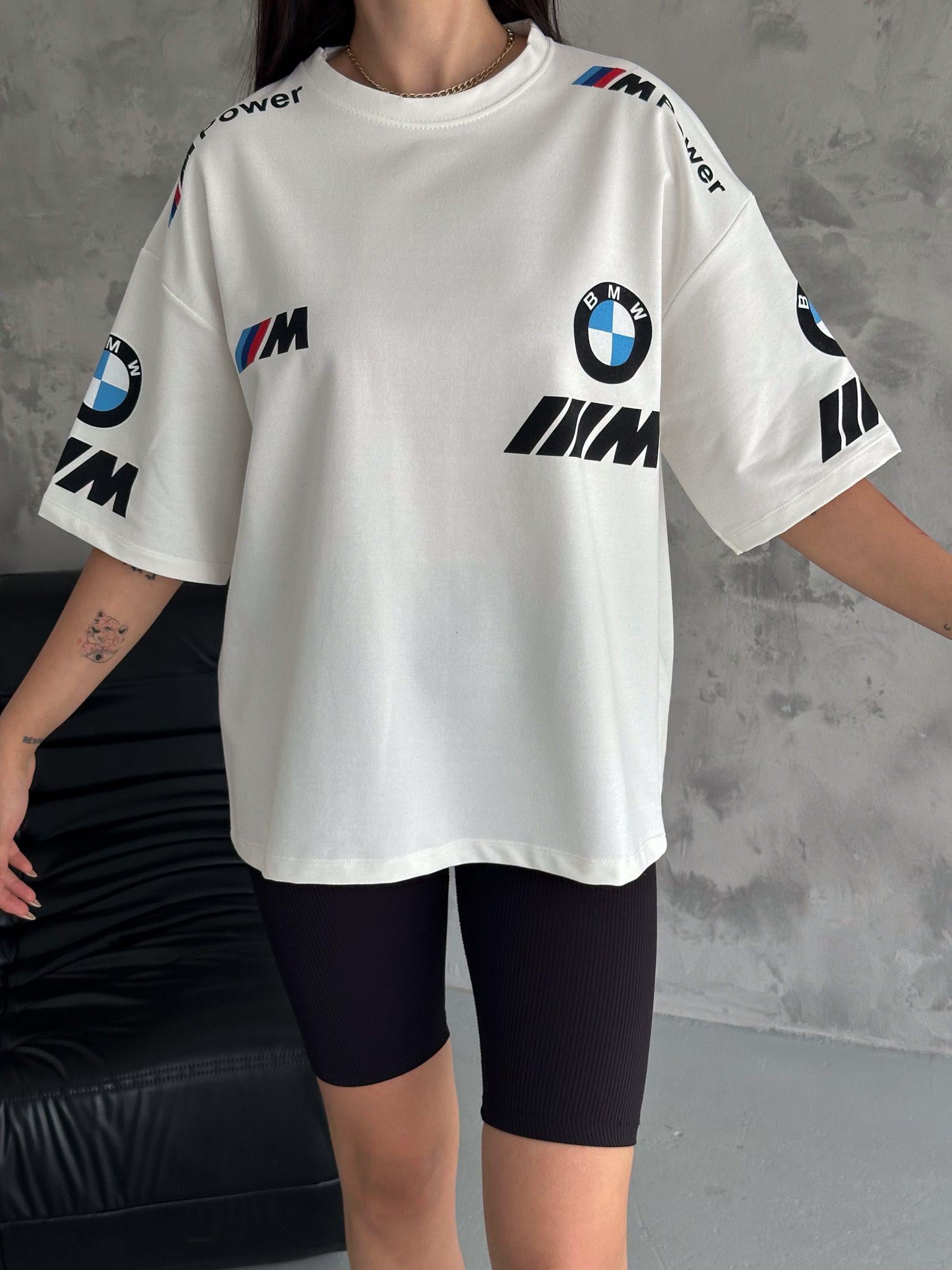 Extra Salaş Bmw Baskılı  (Unisex) T-Shirt