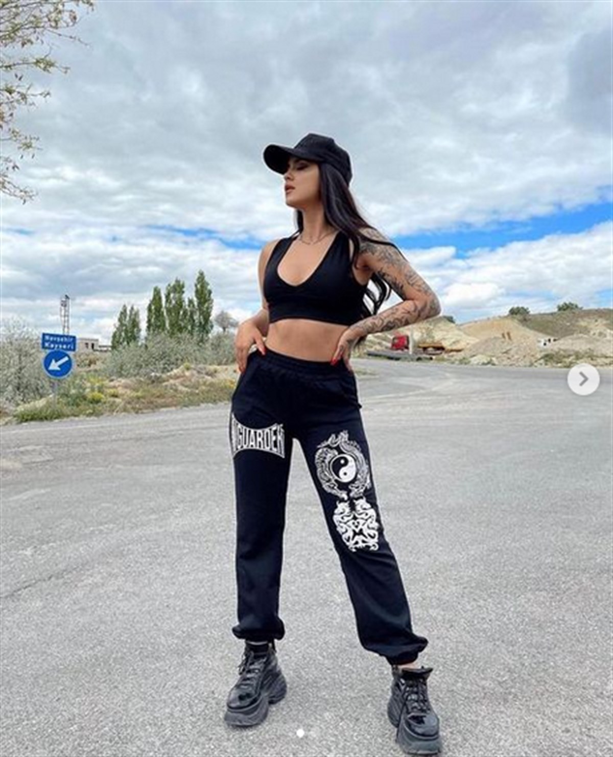 Gothic Balance Themed Unisex Eşofman Altı