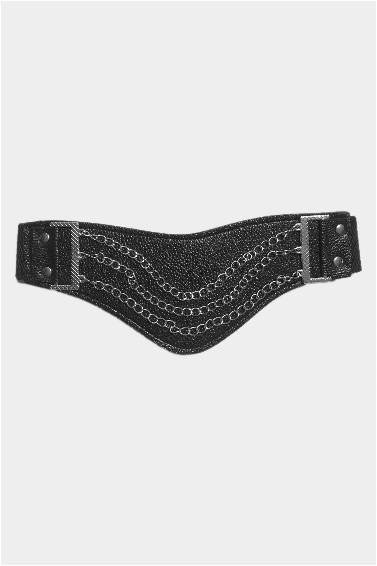 Gothic Zincirli Klasik Korse Kemer