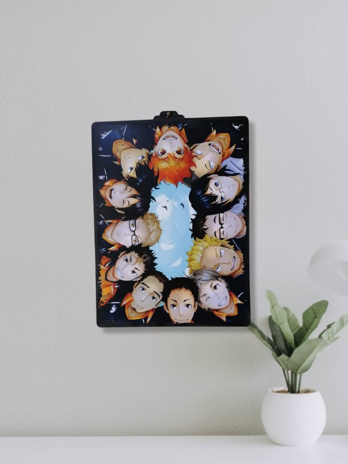 Haikyuu Volleyball Ahşap Çerçeve