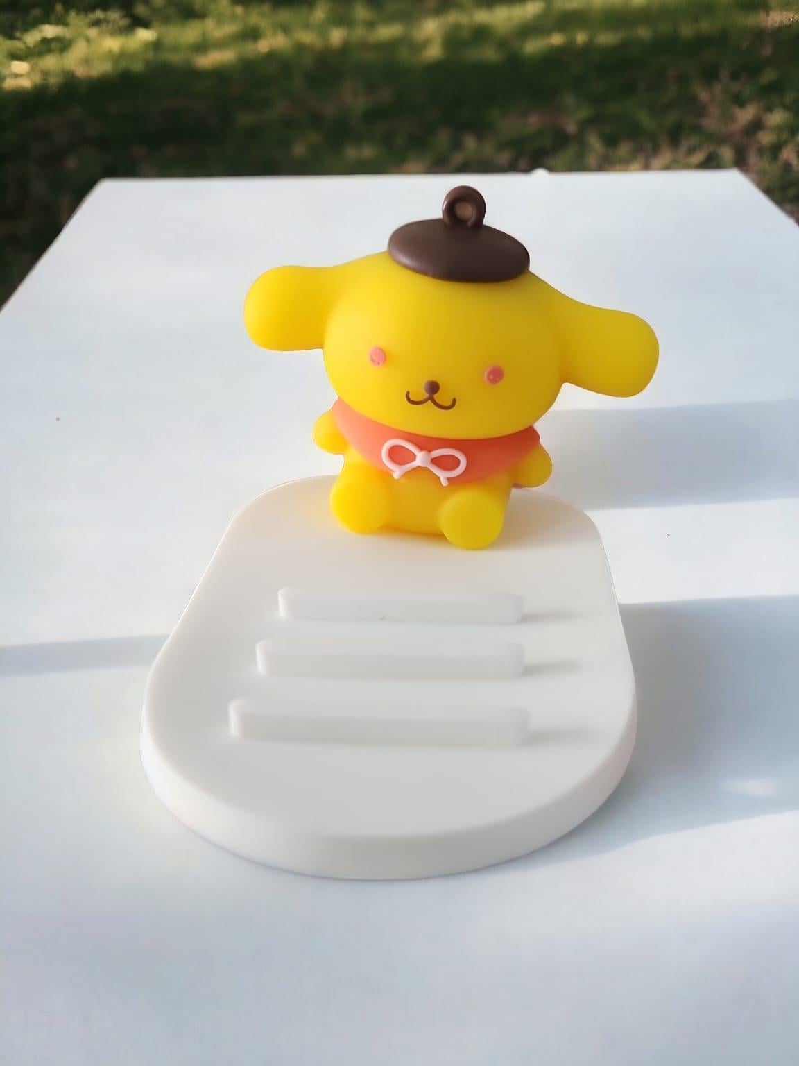 Harajuku Anime Sanrio Pompompurin Karakter Telefon Tutucu