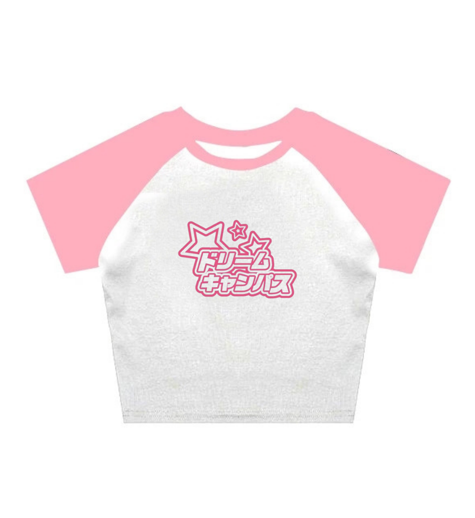Harajuku Style Kol Beyaz Crop
