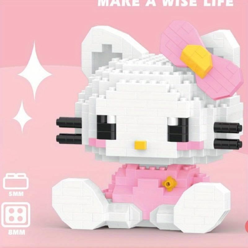 Hello Kitty Küçük Parçacık LEGO Masaüstü Dekorasyonu