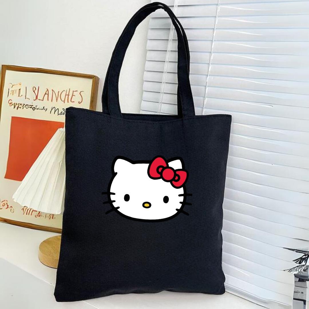 Hello Kitty Siyah Bez Çanta 