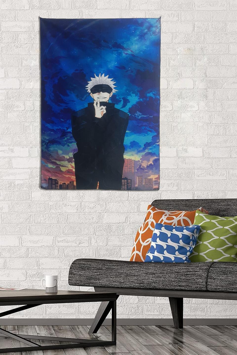 Jujutsu Kaisen Poster Duvar Halısı