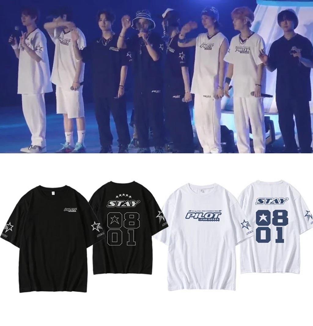 K-Pop Stray Kids Beyaz Unisex T-shirt