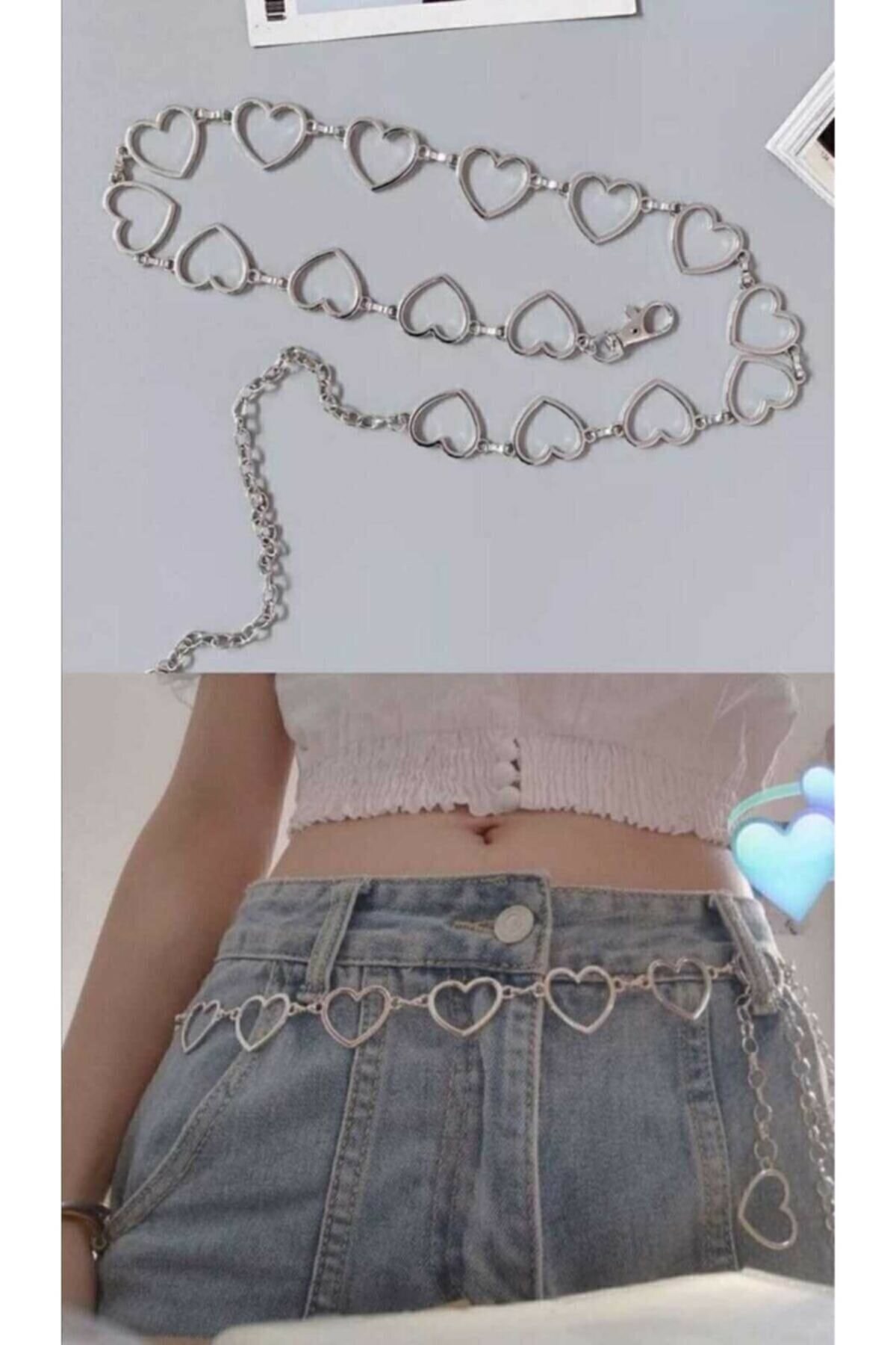 Kalpli Ayarlanabilir Bel Zinciri Unisex