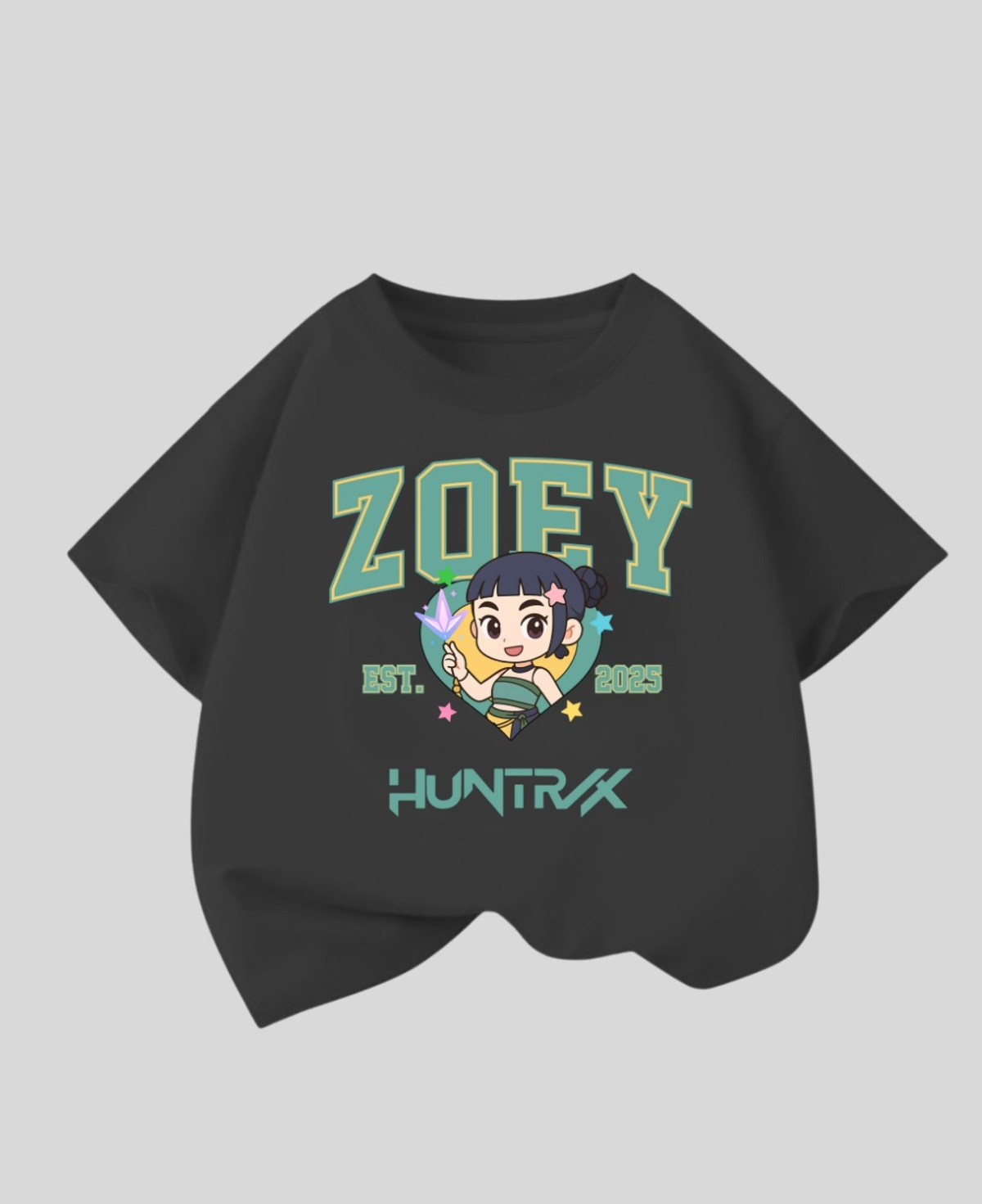 KPop Demon Hunterix Kids Design Unisex Oversize T-Shirt