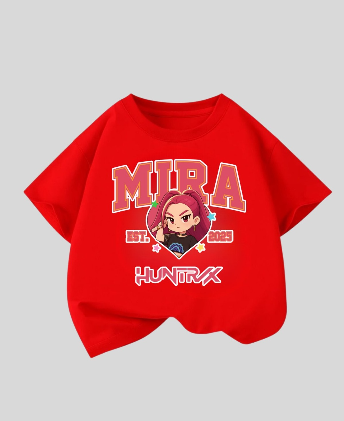 KPop Demon Hunterix Kids Design Unisex Oversize T-Shirt