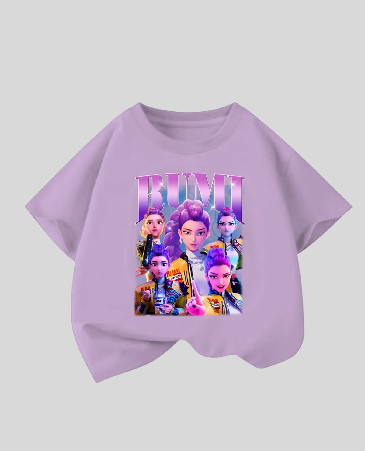 KPop Demon Hunterix Kids Design Unisex Oversize T-Shirt