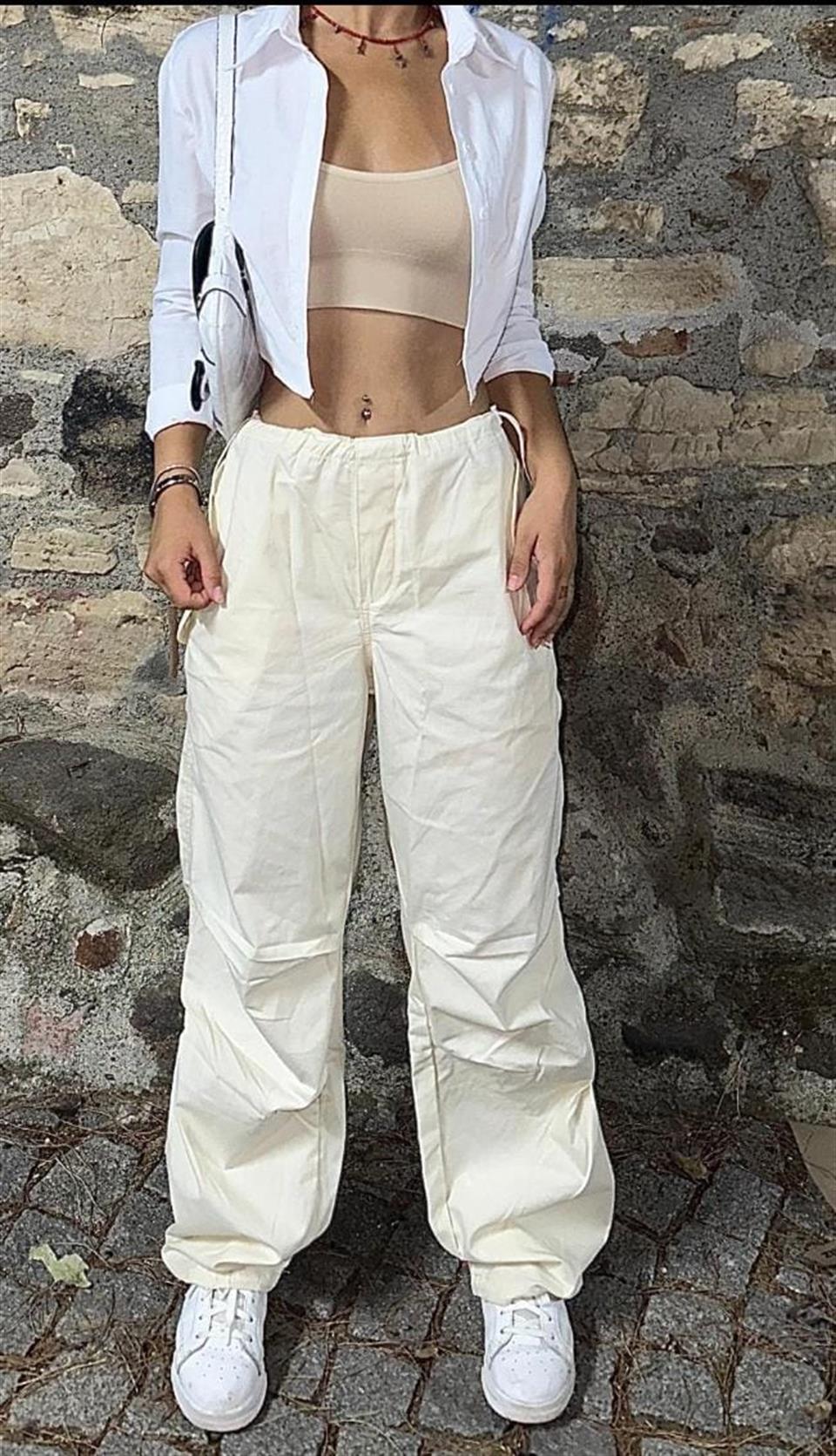 Krem Tactical Gabardin Kumaş Pantolon