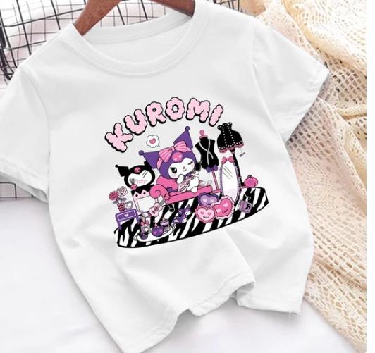Kuromi Kids Baskılı T-shirt