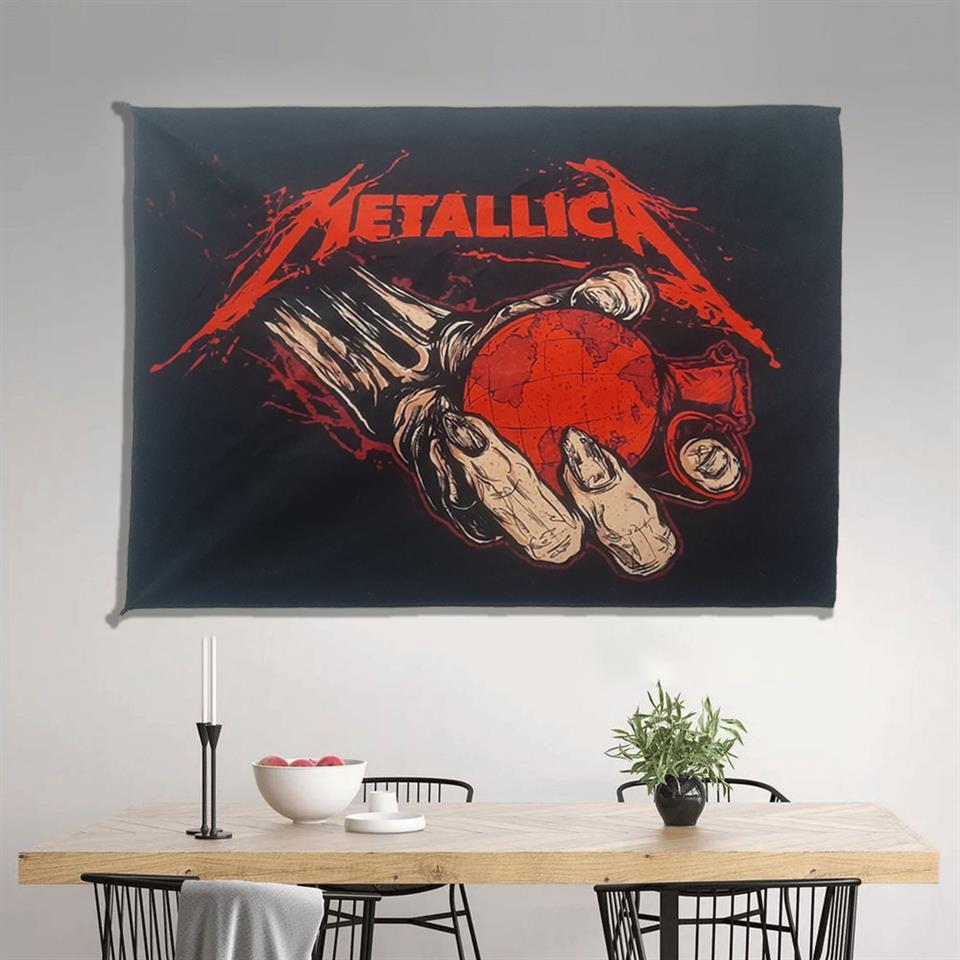 Metallica Album Cover Duvar Halısı