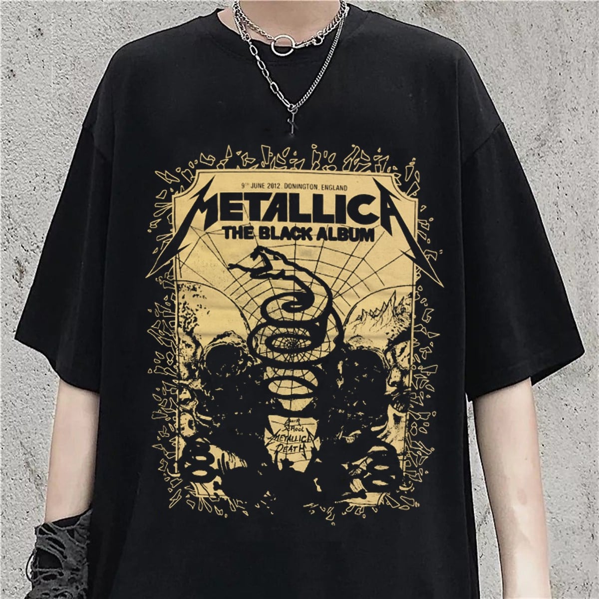 Metallica Siyah Oversize T-Shirt