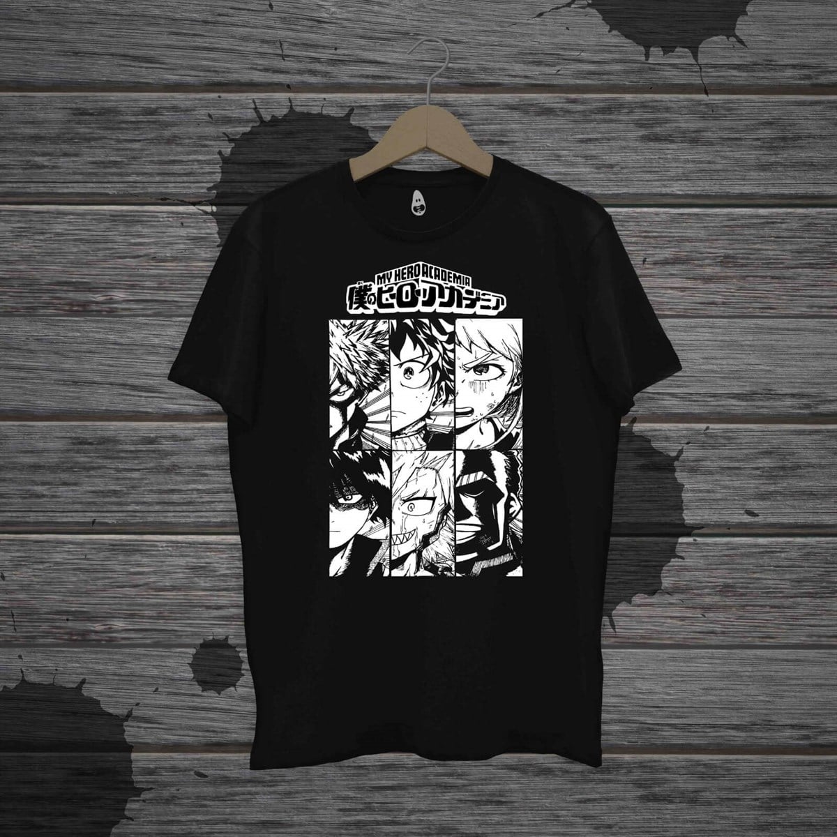 My Hero Academia Siyah Oversize Unisex T-Shirt
