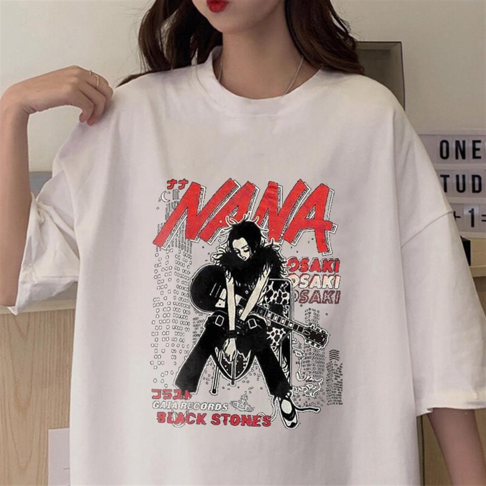 Nana Baskılı Beyaz Unisex Oversize T-shirt
