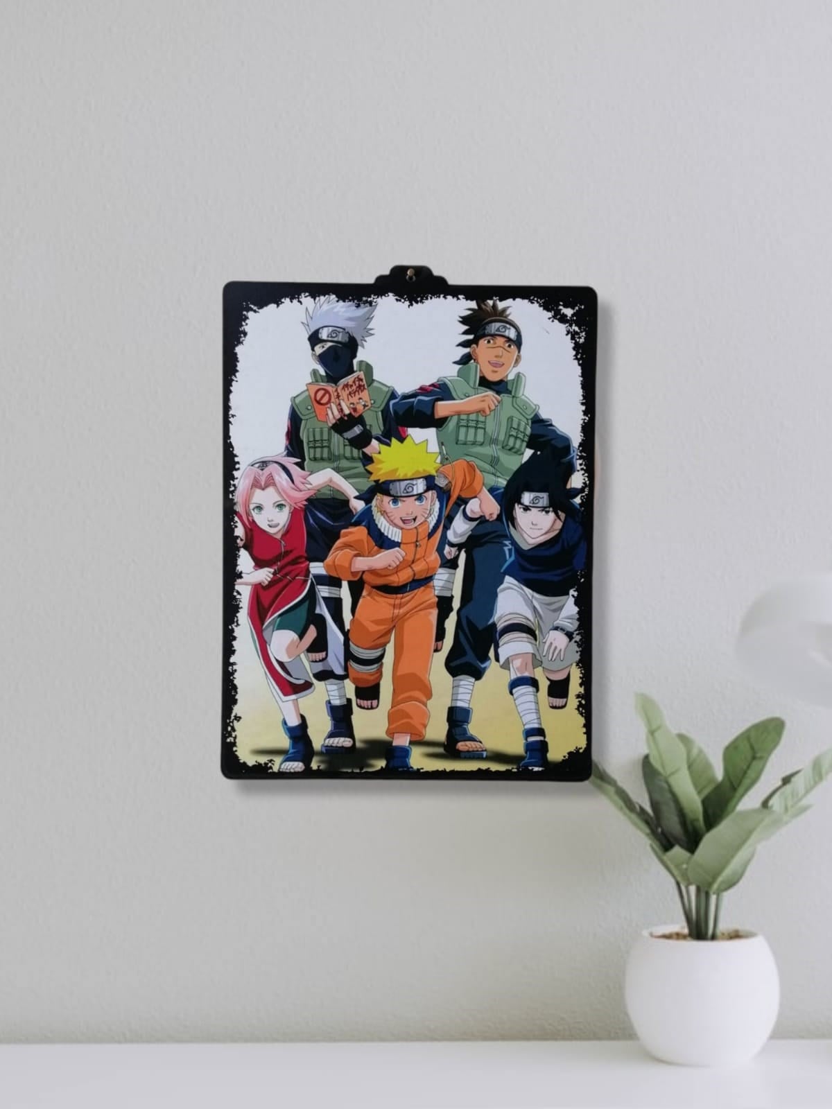 Naruto Uchiha Sasuke Ahşap Çerçeve