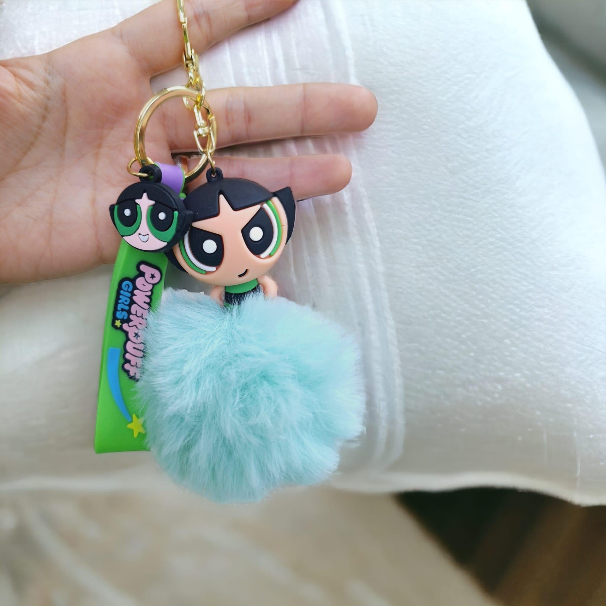 Power Puff Girls Silikon Anahtarlık
