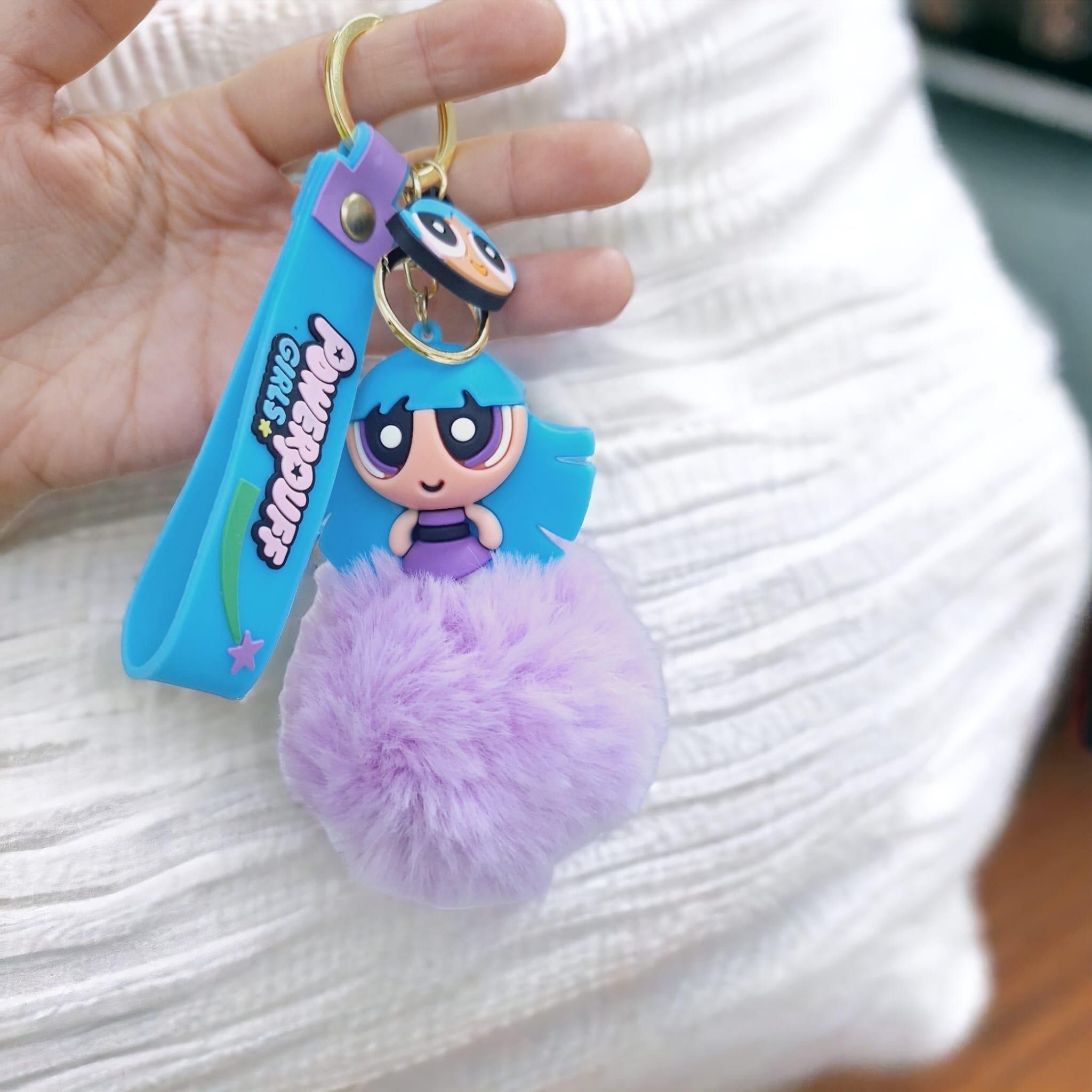 Power Puff Girls Silikon Anahtarlık