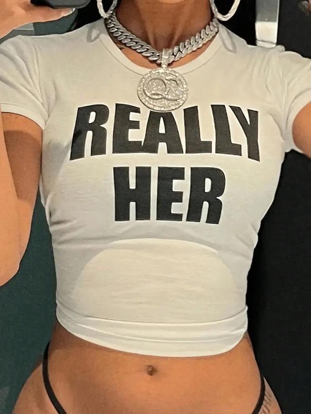 Realy Her Crop Top Bluz Body