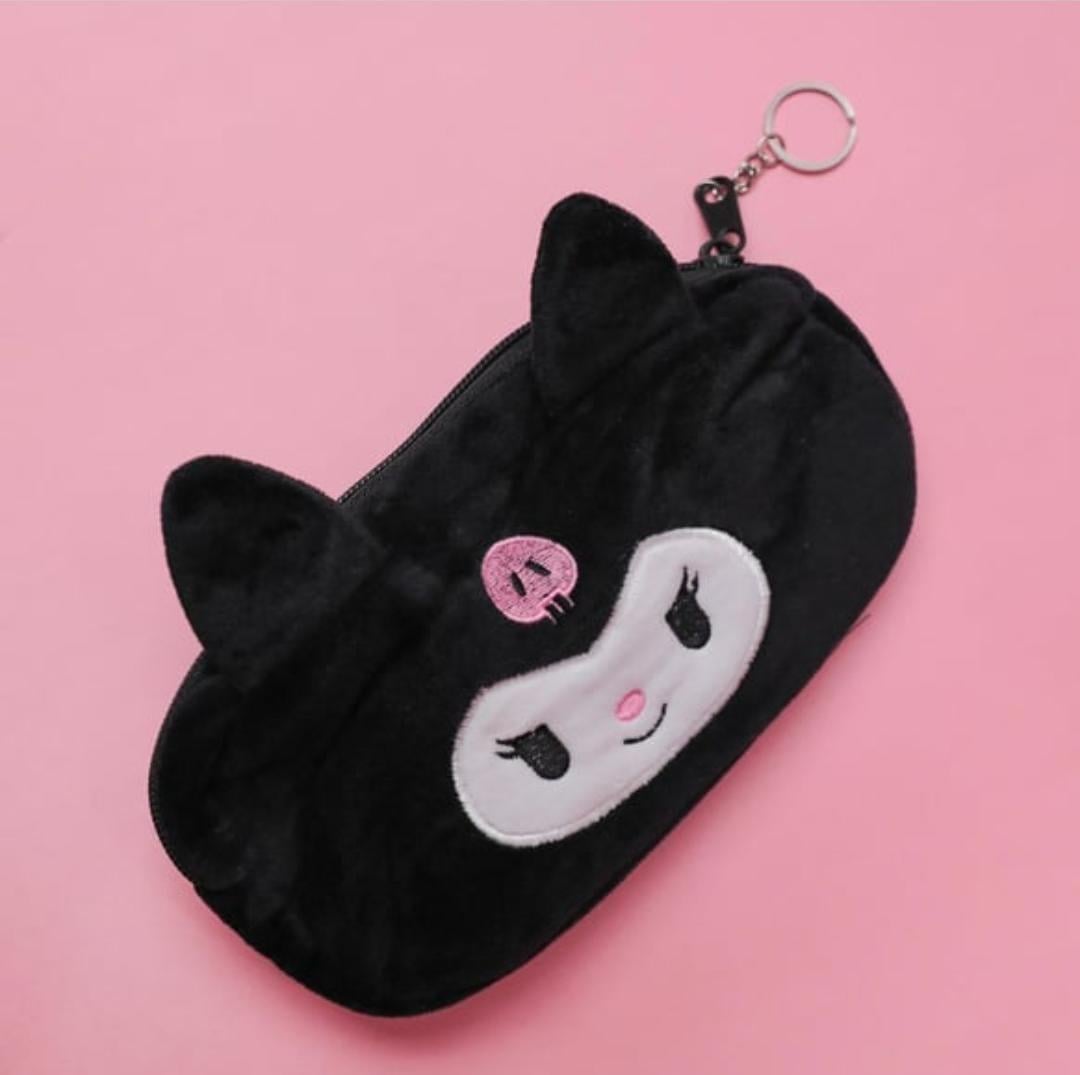 Sanrio Peluş Kuromi Siyah Kalemlik