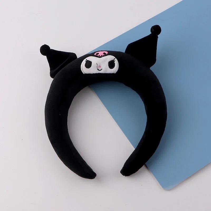 Sanrio Peluş Kuromi Siyah Saç Tacı