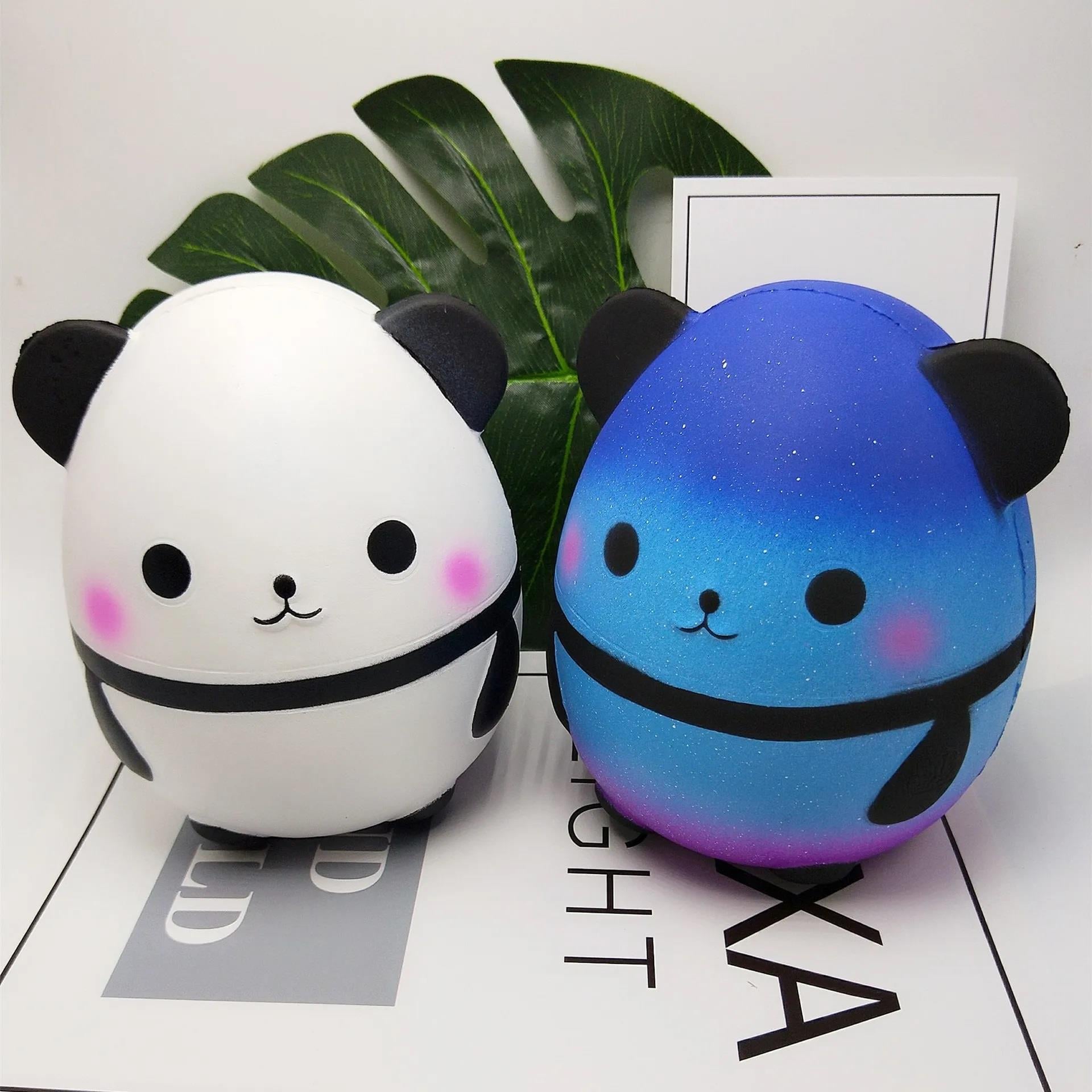 Sevimli Yumuşak Squishies Oyuncak Ponçik 2 li Panda  Sukişi Anti Stres